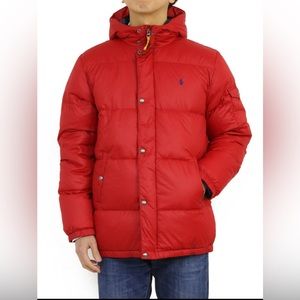 Polo Ralph Lauren boy’s red down coat 14-16